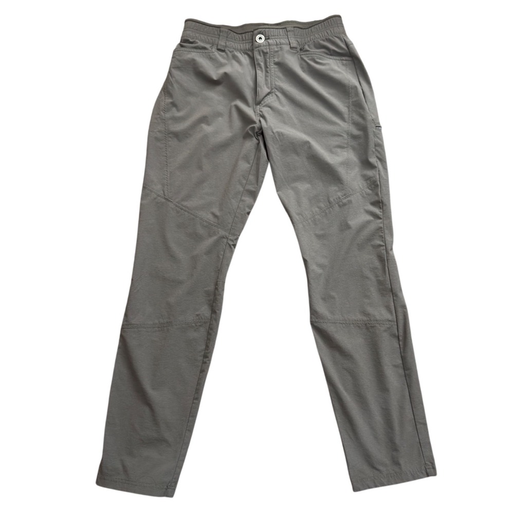 Kuhl Resistor Chino Mens 32x32 Charcoal Gray Stretch Hiking Travel Pants